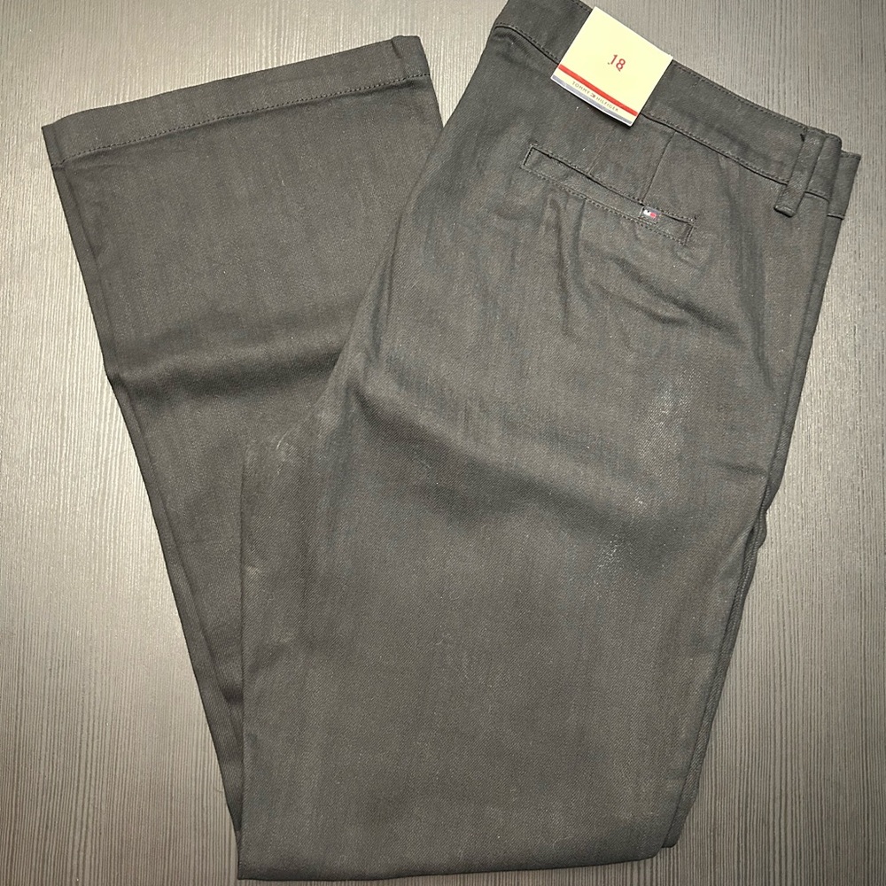 Tommy Hilfiger Black Trousers, size 18 (A3)